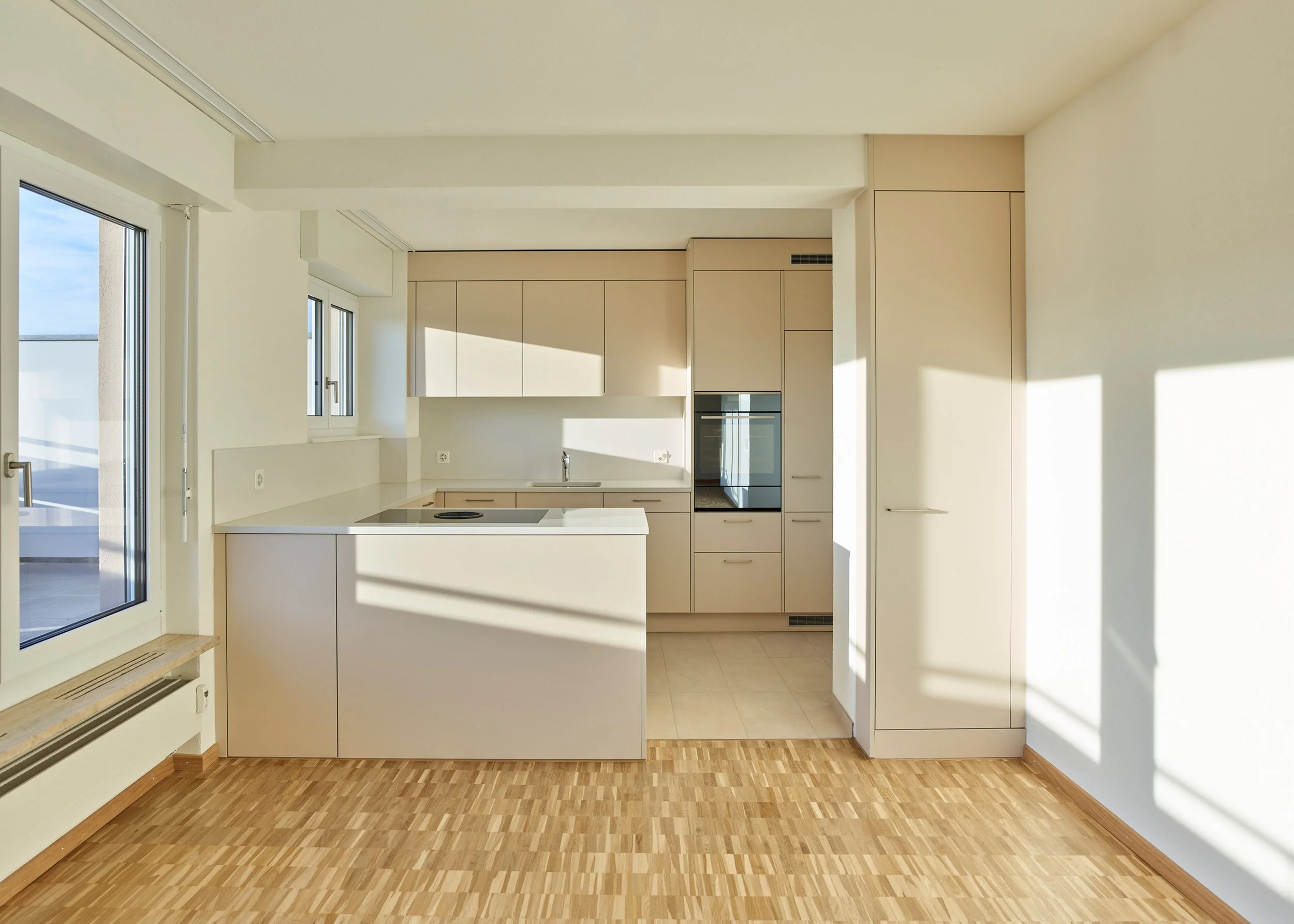 Erstvermietung Basel - Klingentalgraben 7 - Küche in der Dachwohnung