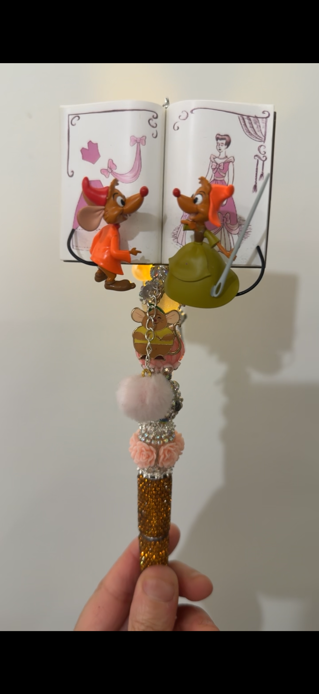 Custom Exclusive Hallmark 2025 Cinderella Mice Pen