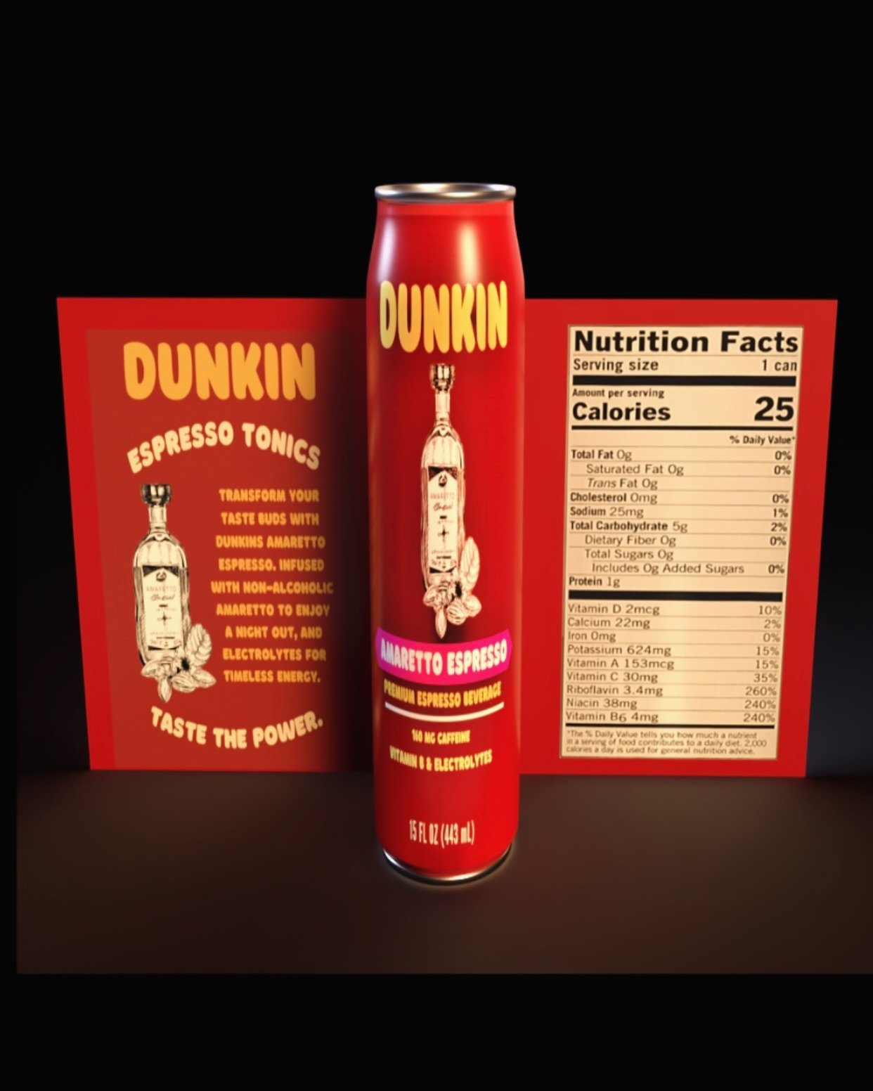 Dunkin Tonics Packaging