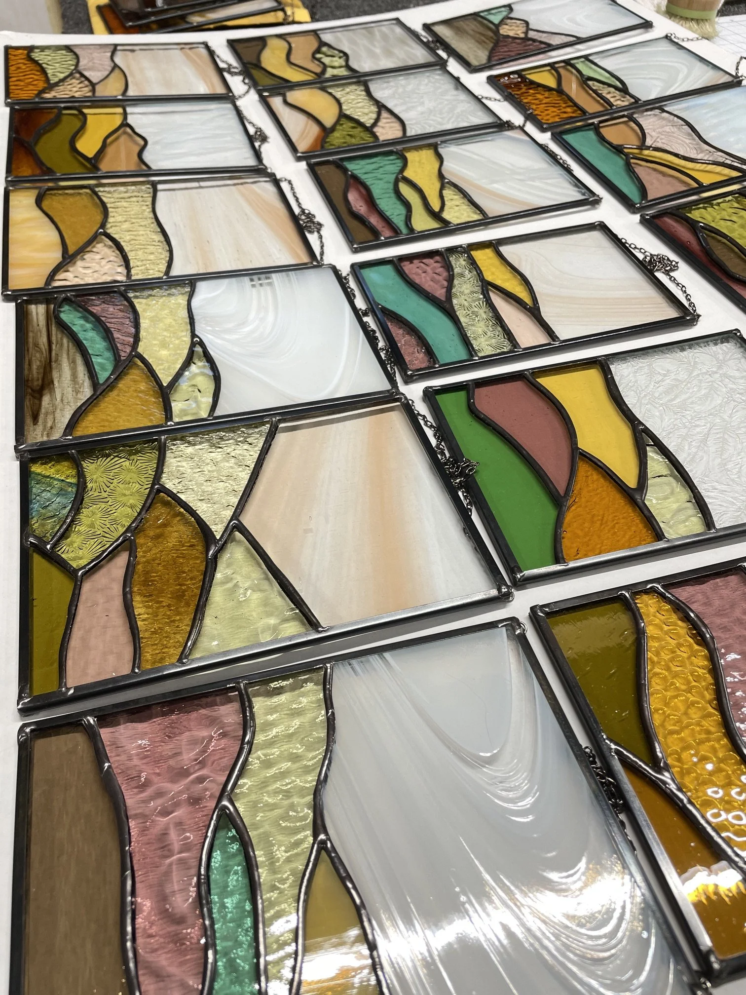 stained glass suncatchers with Kristin Culotta