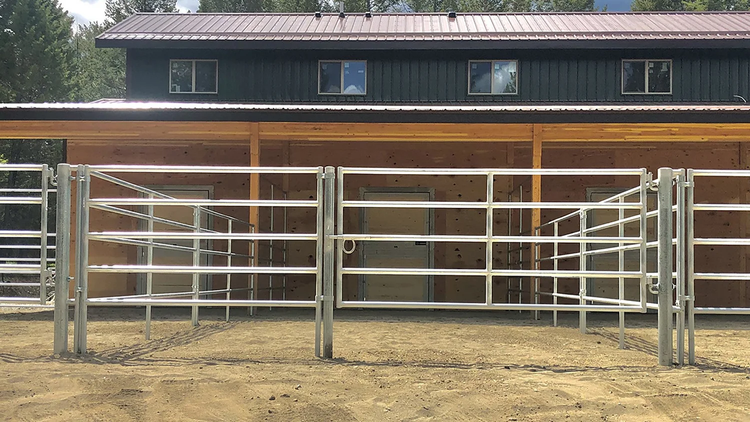 Event Railing Gate Swing Gates | Enhance Security Today - Shop Now — Noble Panels