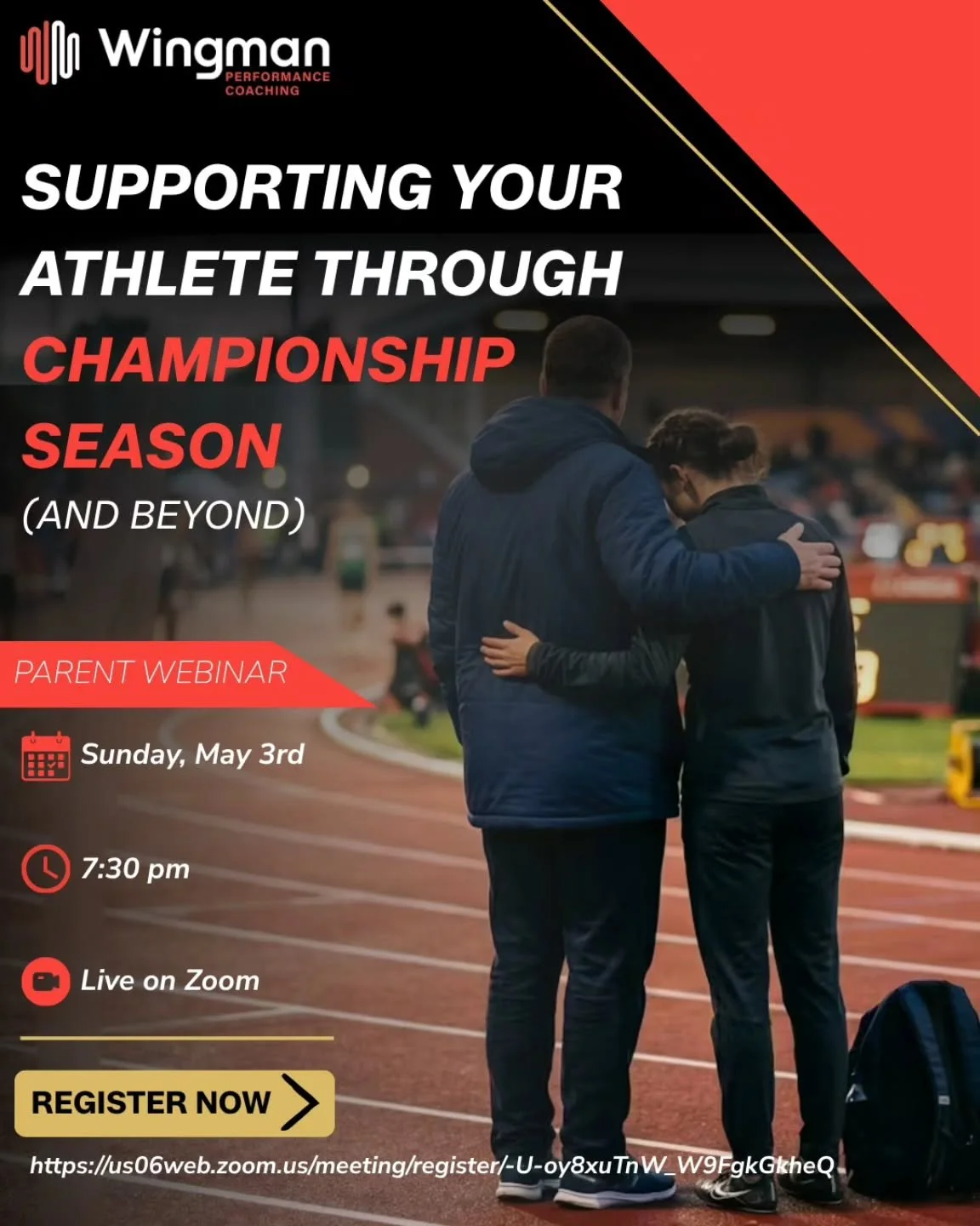 Championship season hits different for everyone 

Athletes: the nerves are real. The pressure is real. And the people who love you most are trying to figure out how to help, even when it doesn't always land that way.

Parents: this one's for you.

Th
