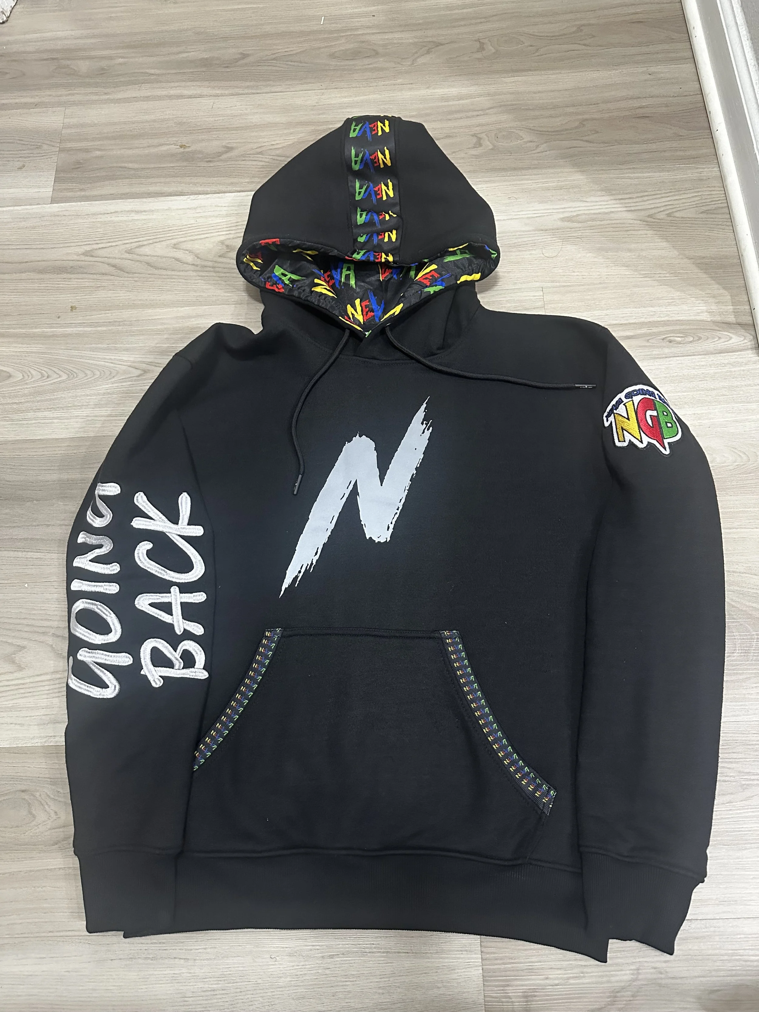 Neva Going Back Hoodies