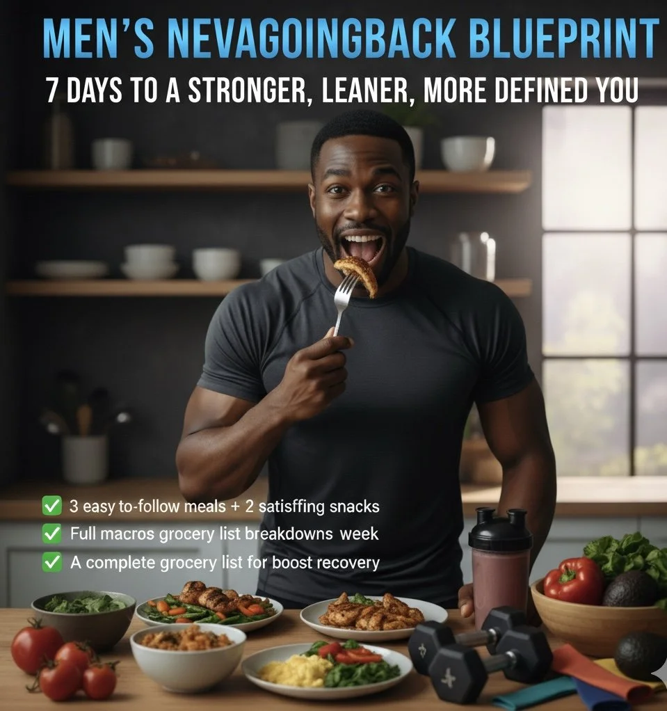 THE NEVAGOINGBACK BLUEPRINT: MEN'S MEAL PLAN