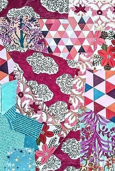 7" x 10" mixed paper on paper