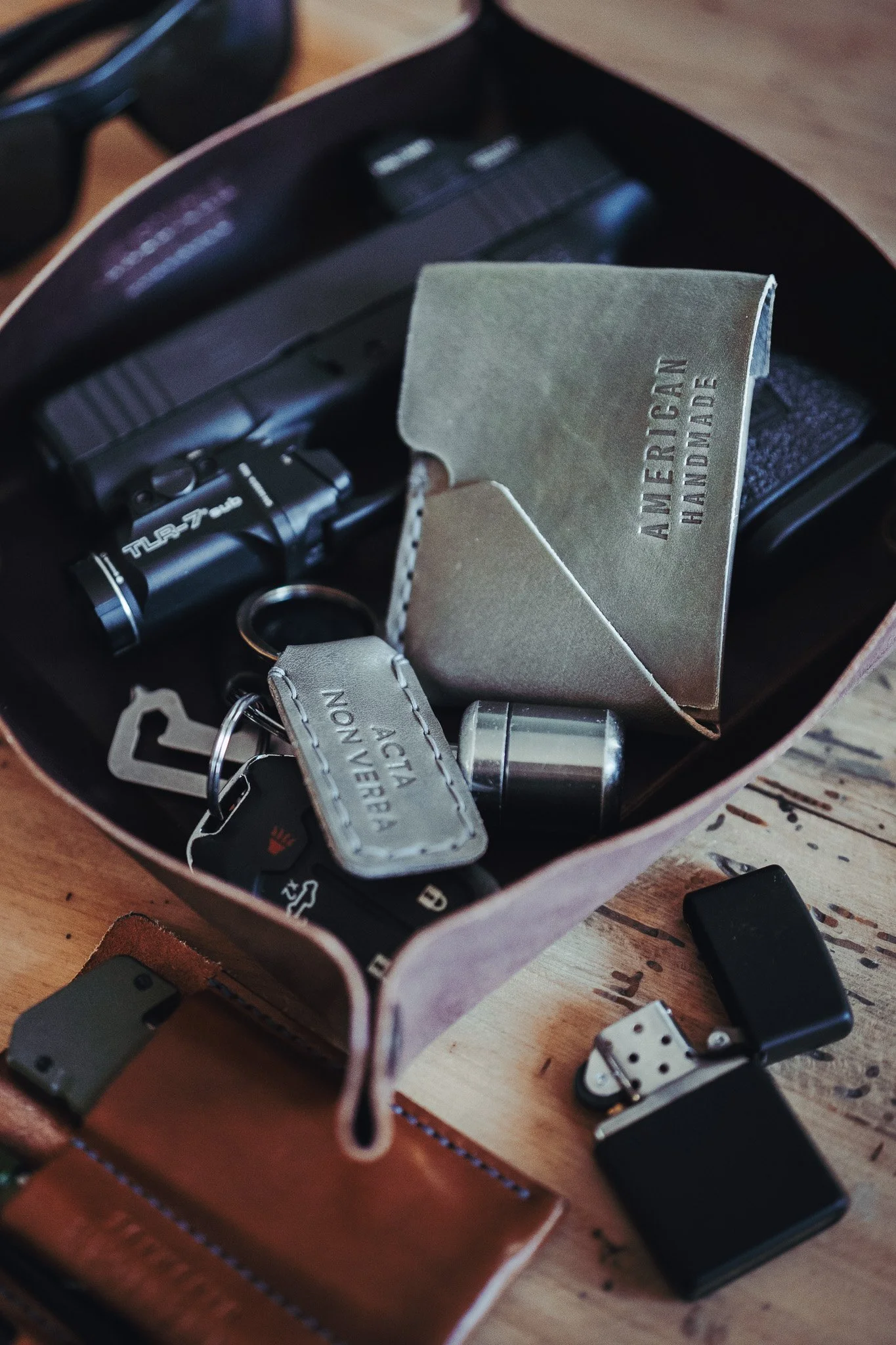 The Culper Limited Edition (The Gray Man) Wallet and Keychain Bundle