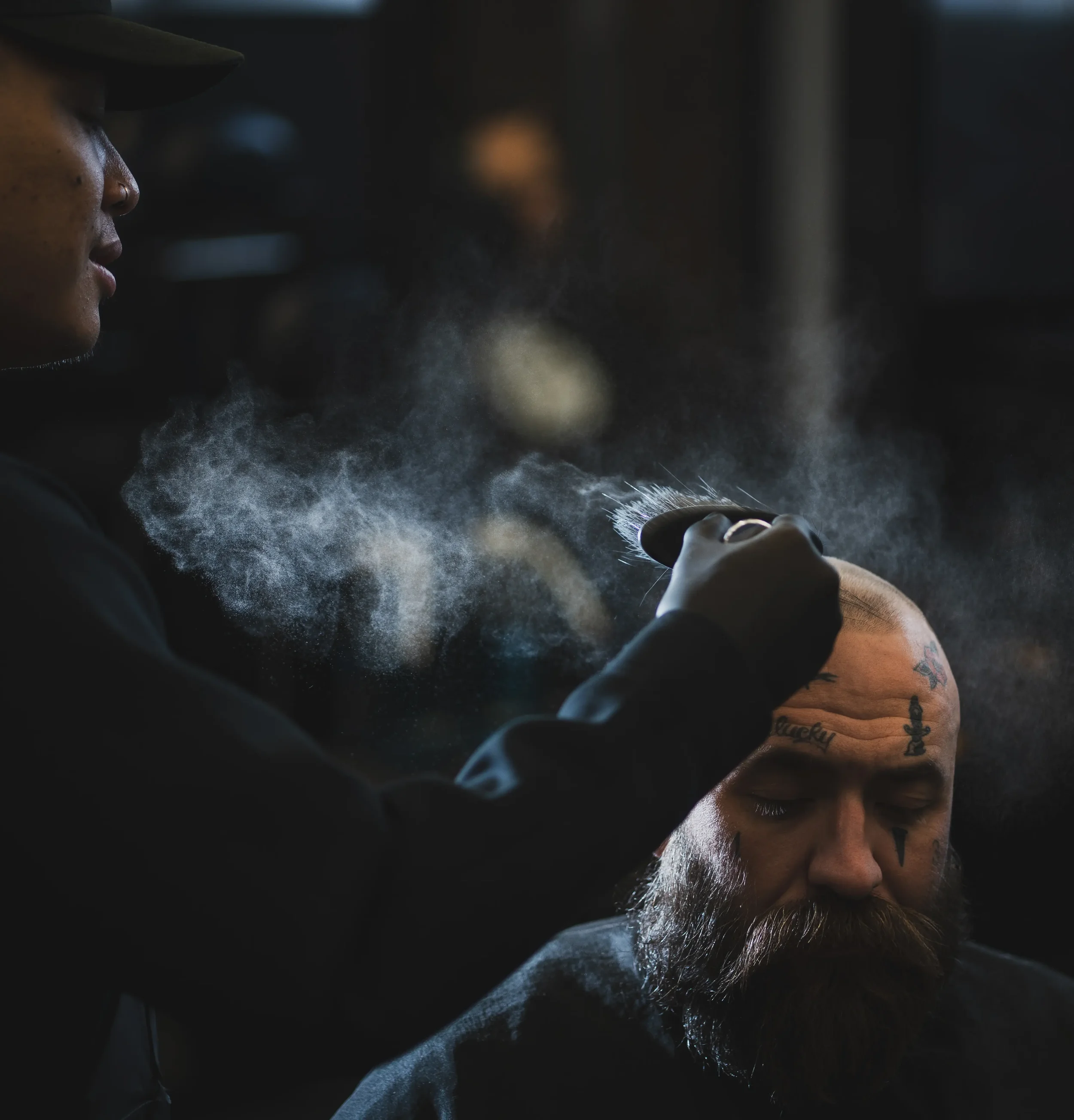 Branding photography for a barber shop.