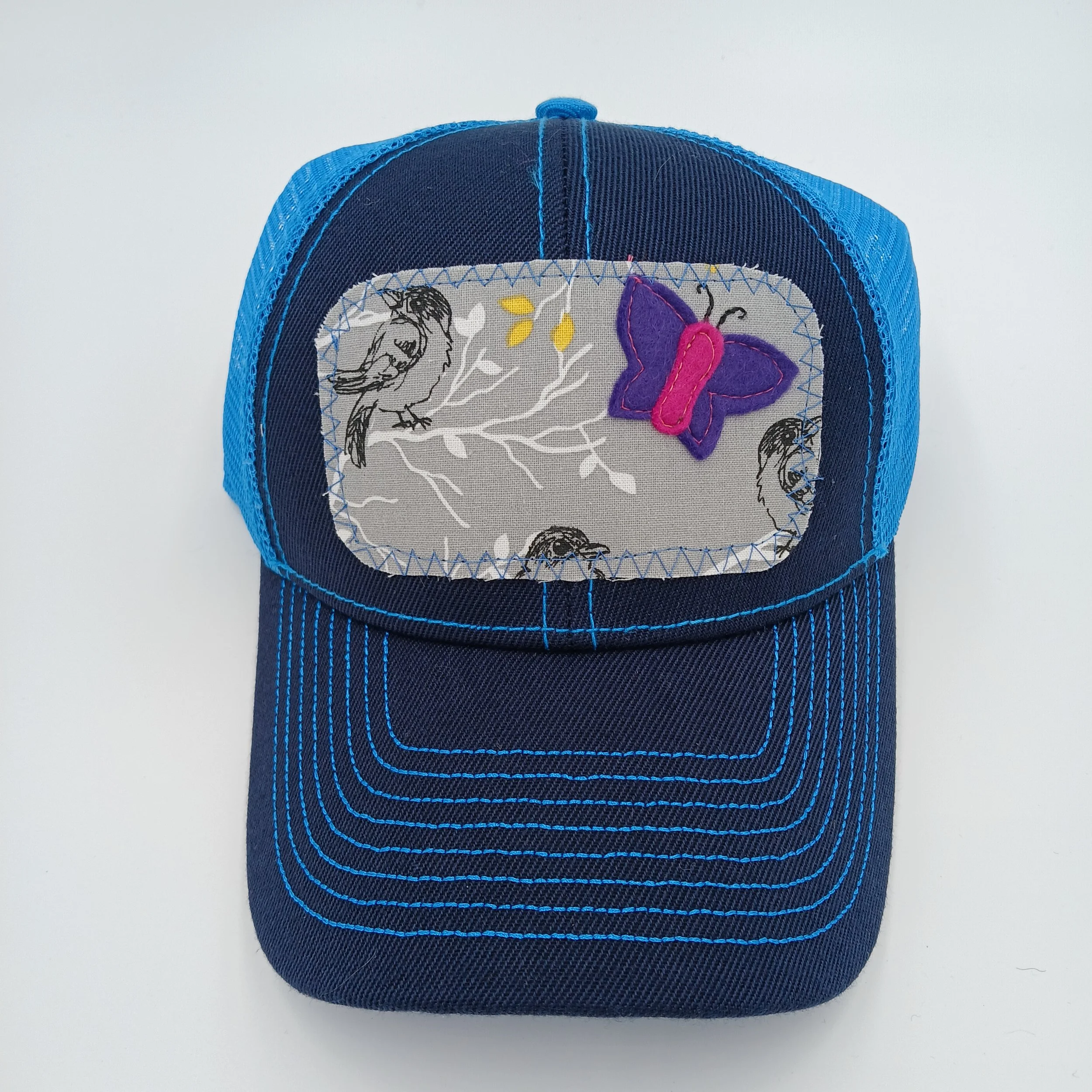 Birds and Butterfly Blue