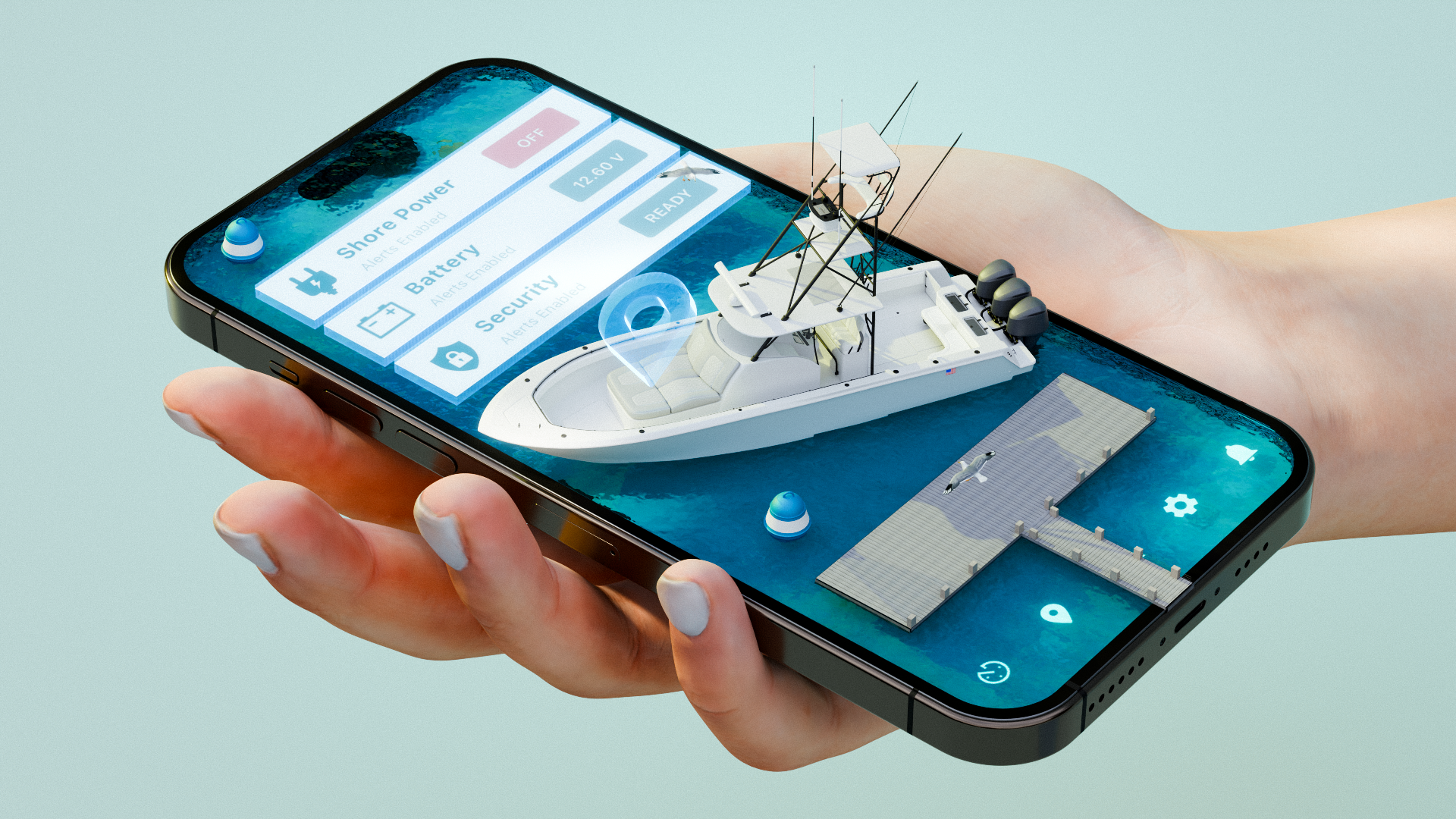 Loc marine - 3D render