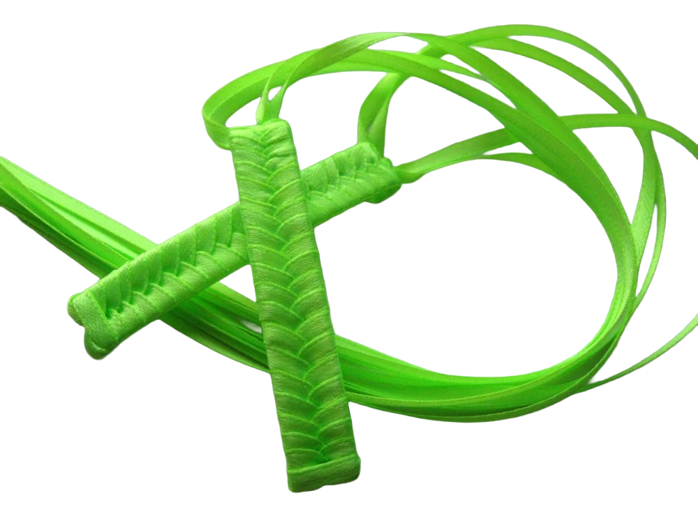 loveretrocolor-neon-green-braided-ribbon-barrettes-4.png