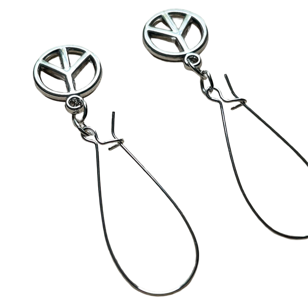 LRC-silver-peace-sign-kidney-earrings-2.png