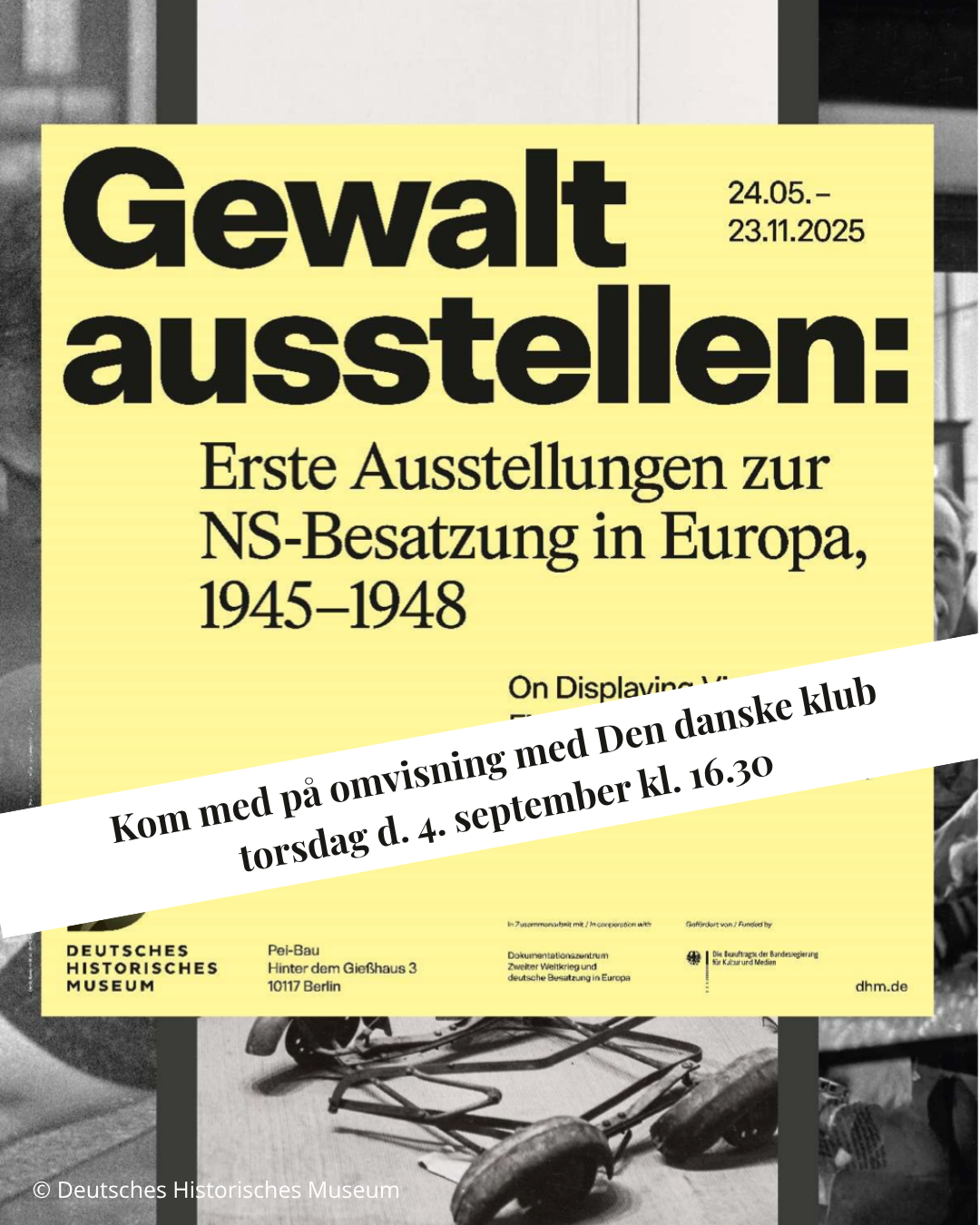 Omvisning i udstillingen "Gewalt ausstellen"