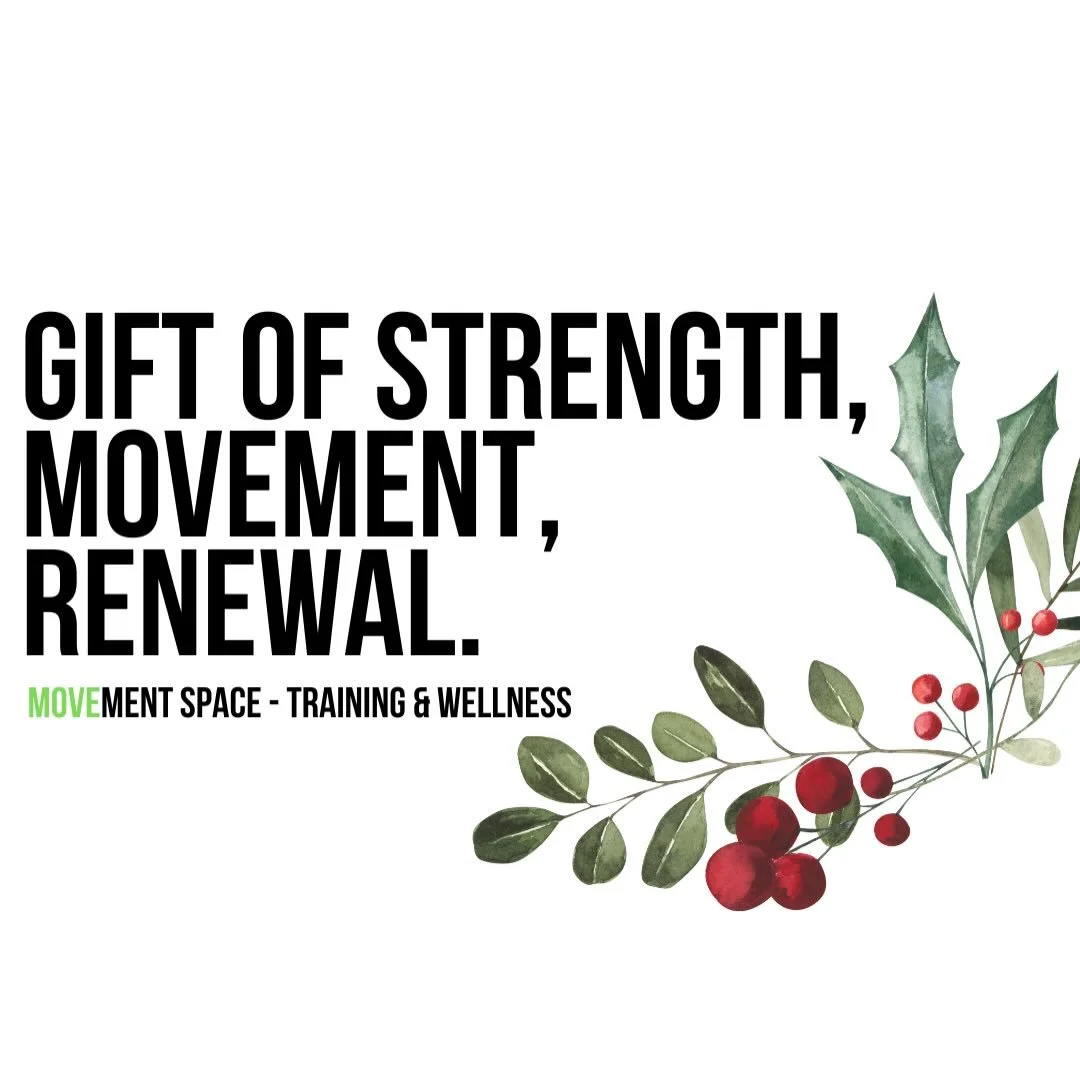 Give the gift of strength, movement, and renewal.

This gift certificate can be applied toward:

	&bull;	1:1 Personal Training
	&bull;	Small Group Strength Classes
	&bull;	Semi-Private Training
	&bull;	Yoga Sessions
	&bull;	Massage Therapy
	&bull;	Ma