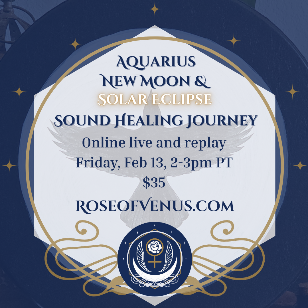 Aquarius New Moon & Solar Eclipse Sound Healing Journey