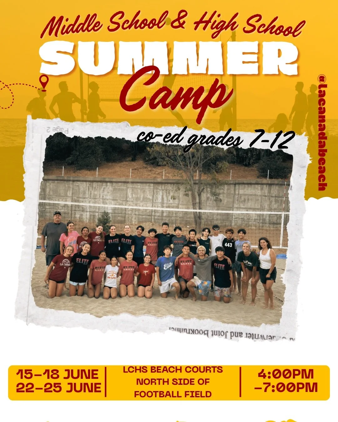 See you at camp this summer !!☀️🏐
Sign up on our website @ lacanadabeach.com/summer-camp
