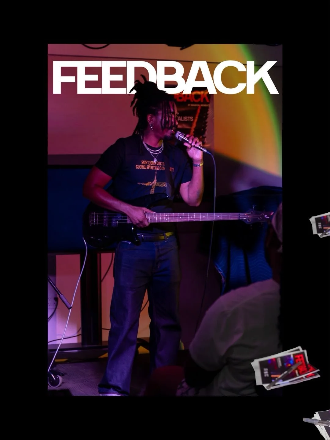Campaign Design for FEEDBACK by @magiccal.moments.music ✨ A live feedback series for artists, DJs and producers/instrumentalists from industry leaders. 
Shoutout to @fiyafoto for the amazing pics 📸