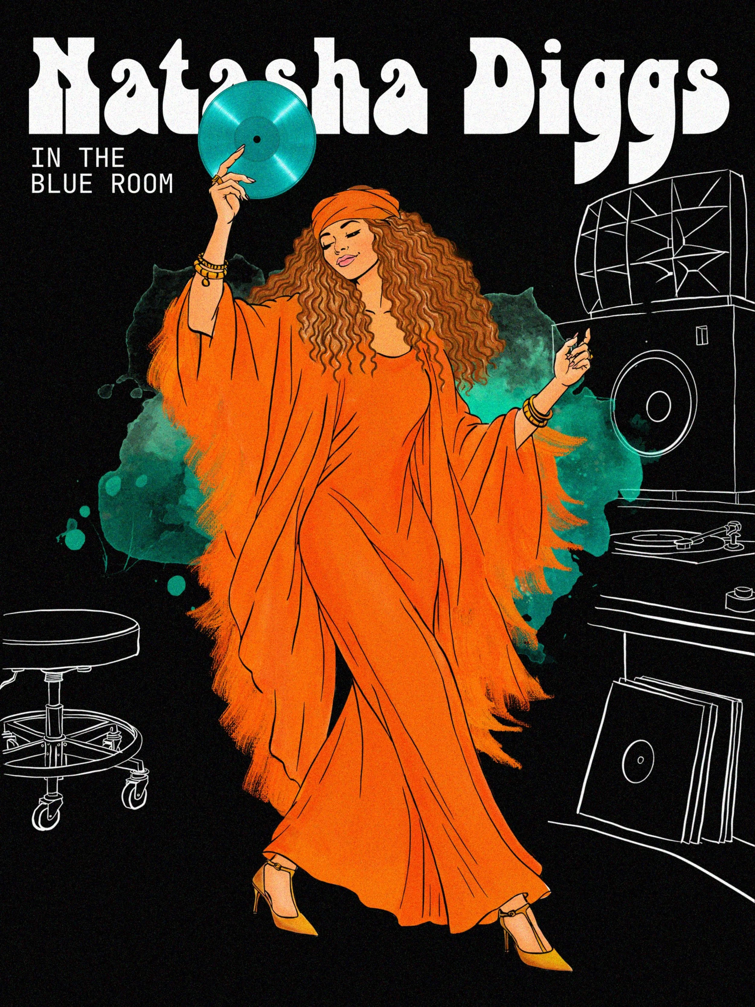 Last Saturday, NYC DJ and The 45 Queen @natashadiggs brought pure divine energy to the Blue Room in her beautiful orange robes at @shyboy.hifi, sharing her records and their stories during Sound Advice.

Opening with Lonnie Liston Smith&rsquo;s &ldqu