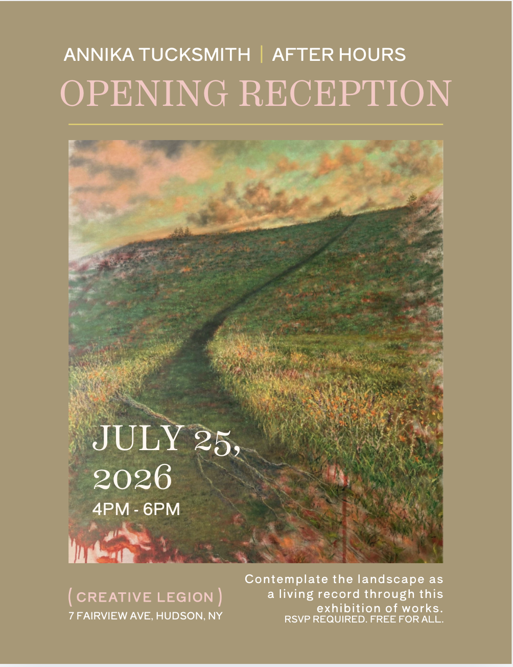 After Hours: Opening Reception with Annika Tucksmith