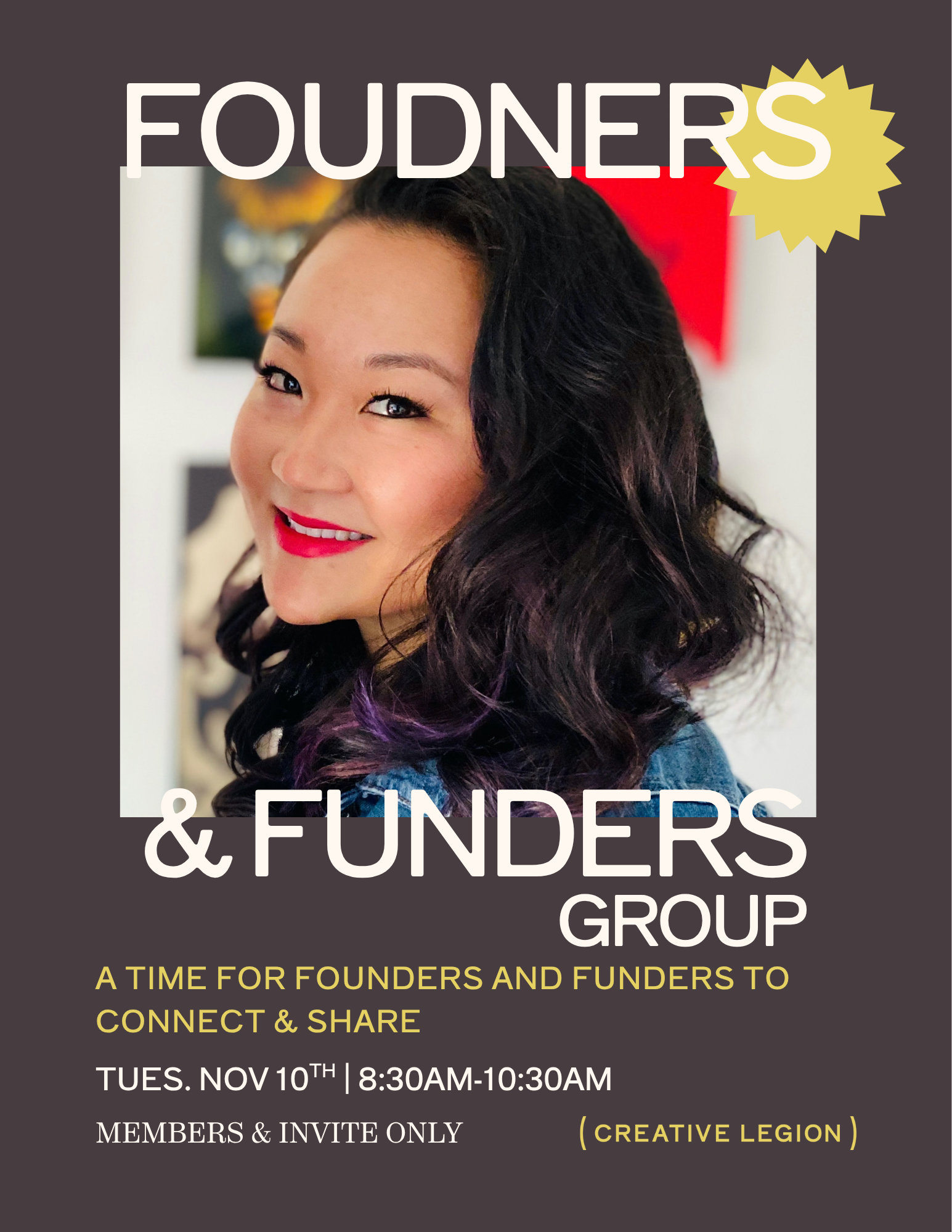 Founders & Funders Group with Ting Guo-Villasenor