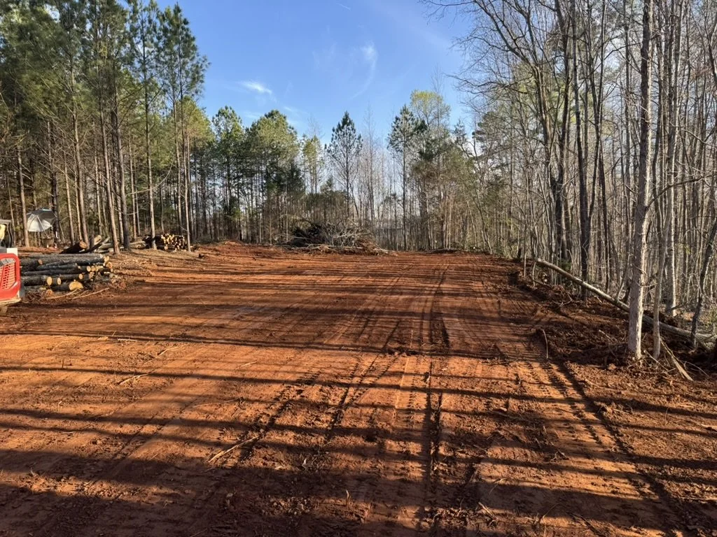 Land clearing for new home build in China Grove, NC