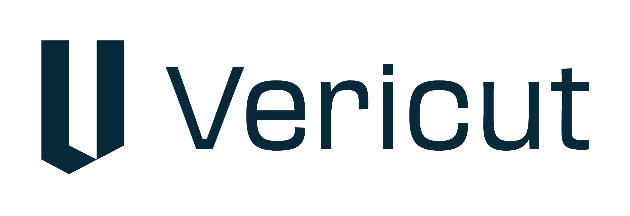 Vericut logo with stylized 'V' icon.