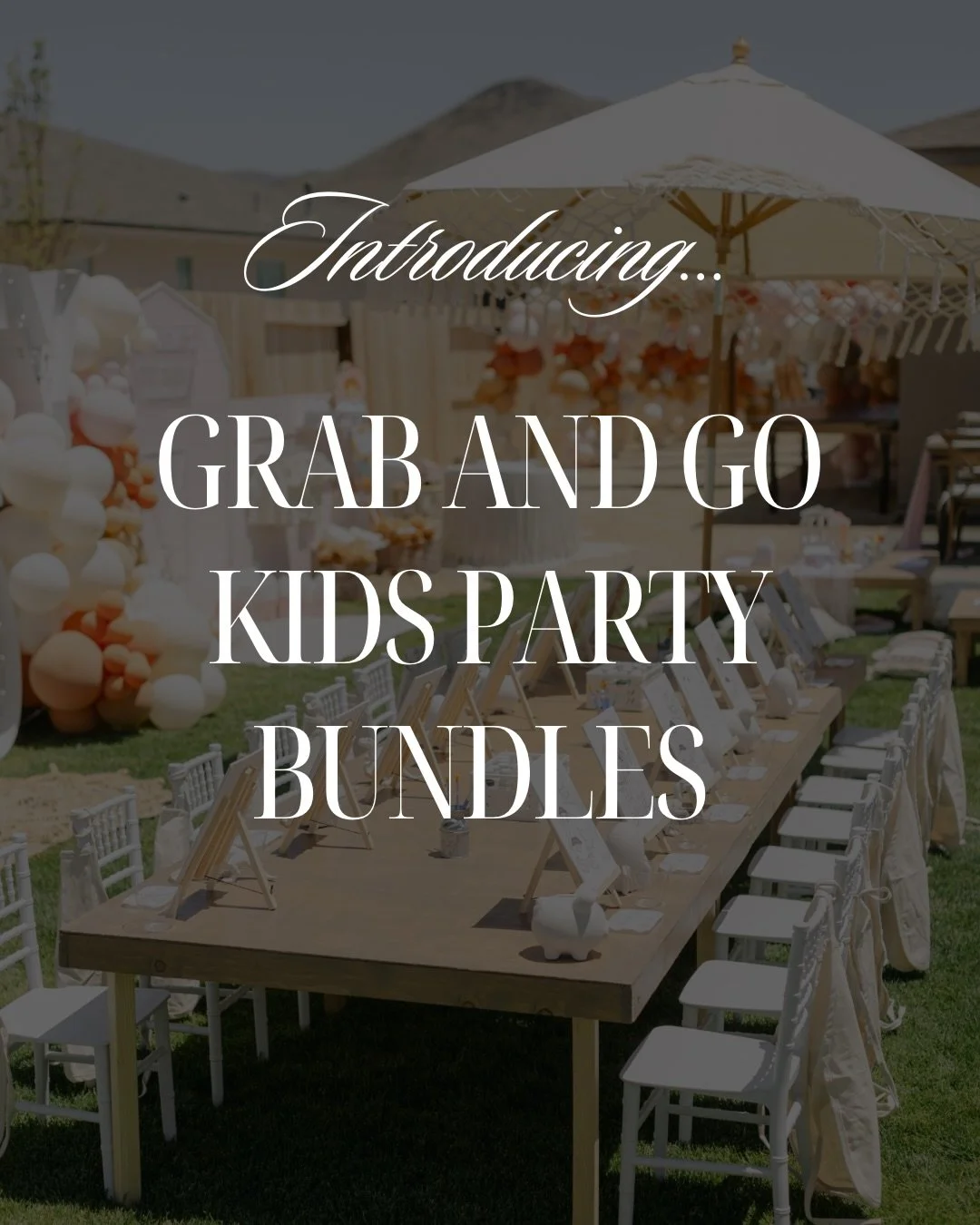 Busy parents, this one&rsquo;s for you ✨

We&rsquo;re introducing our Spring Grab-&amp;-Go Kids Party Bundles🎂 designed to make celebrating your child easy, affordable, and stress-free, without sacrificing style.

🌸 Spring Themes
&bull; Party Anima