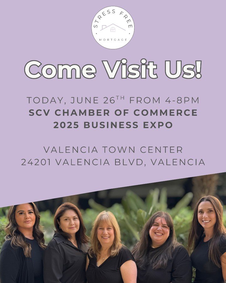 📣 We&rsquo;re at the SCV Chamber of Commerce 2025 Business Expo today! Come say hi, meet the team, and learn how we make mortgages stress free.

🗓 June 26 | ⏰ 4&ndash;8 PM
📍Valencia Town Center &ndash; 24201 Valencia Blvd, Valencia

We&rsquo;d lov