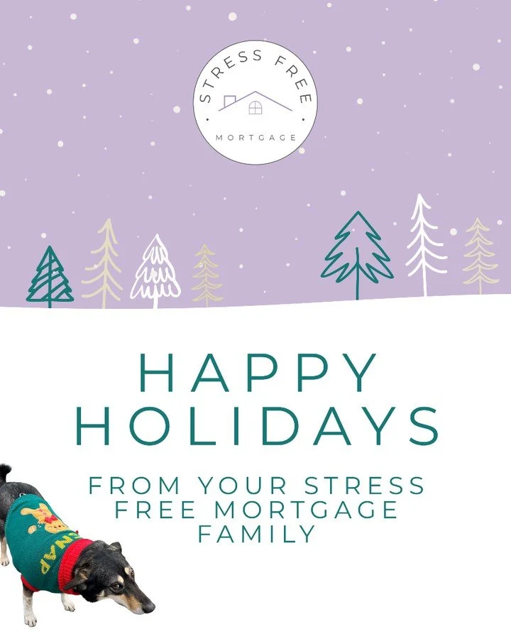 Happy Holidays from all of us at Stress Free Mortgage ✨
Thank you for trusting us, supporting us, and being part of our community this year. Wishing you a season filled with warmth, joy, and plenty of reasons to feel at home. 🏡💜

#stressfreemortgag