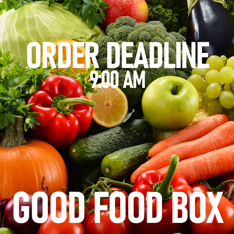 Order Deadline for May 1 Pick Up