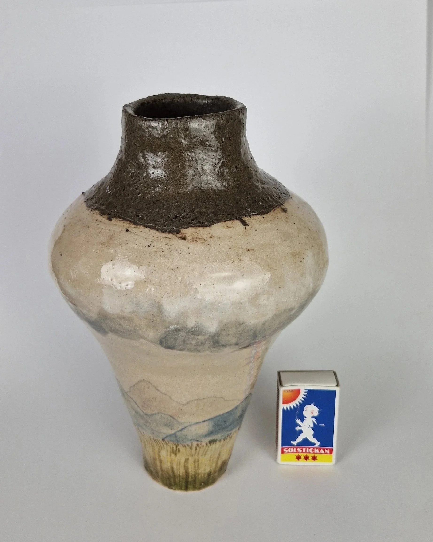 Two clay vase