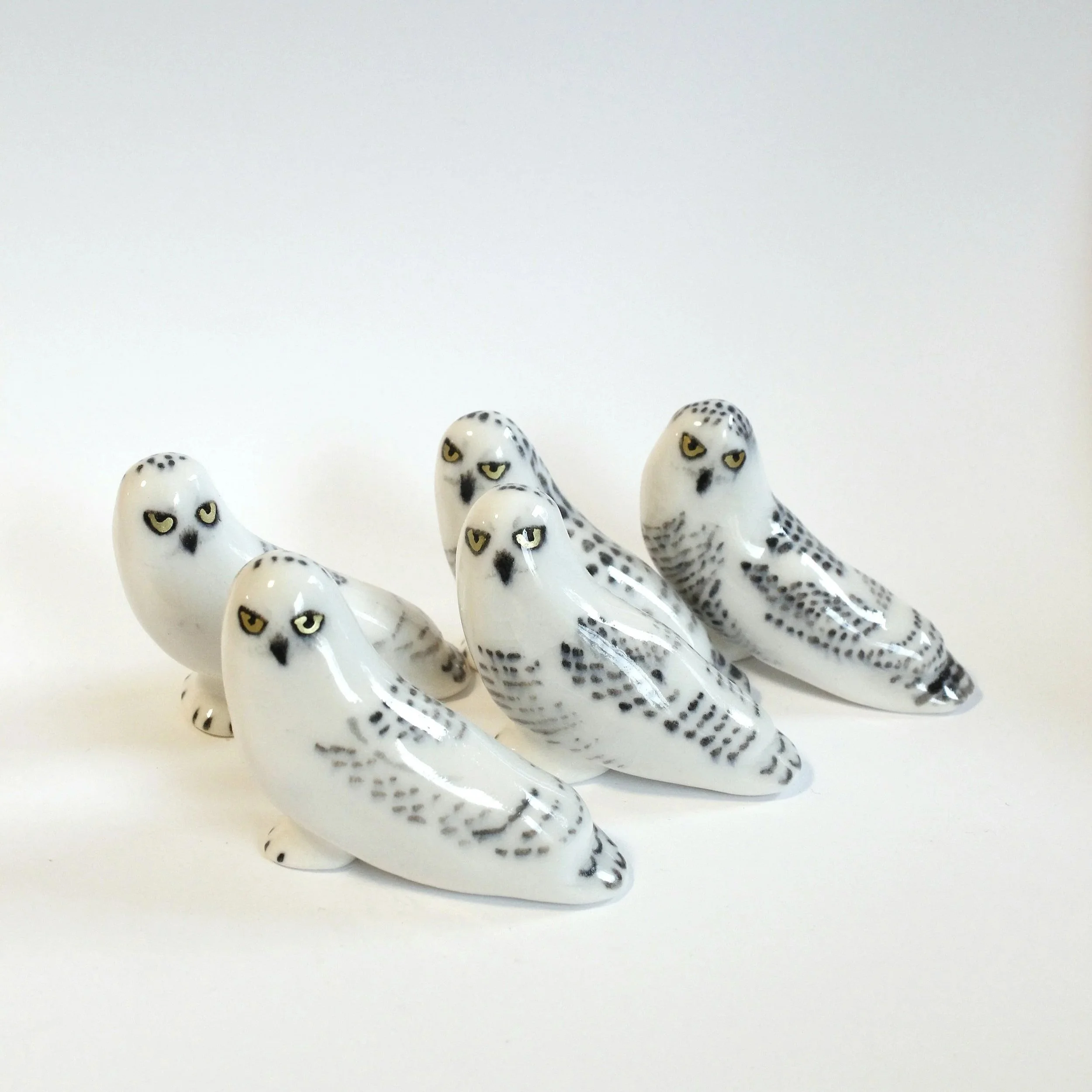 Fjälluggla i porslin - donate and help