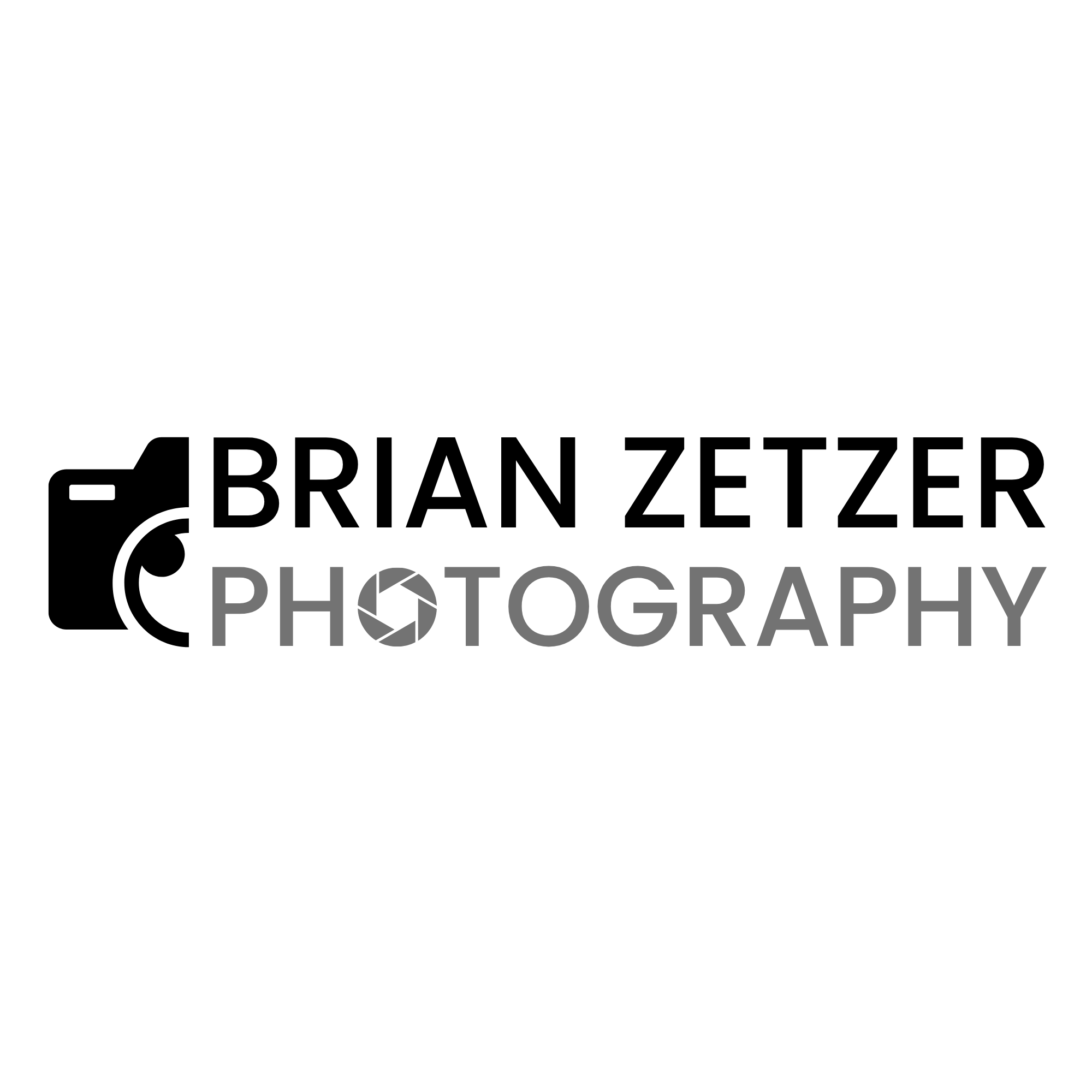 Silhouette of a person holding a camera with the word "PHOTOGRAPHY" underneath.