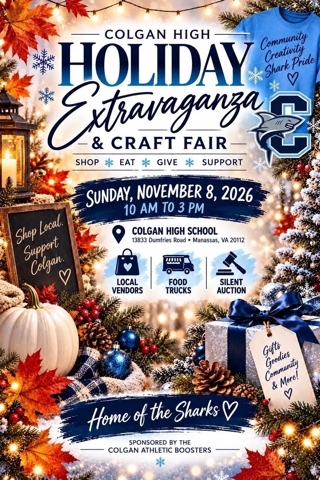 Colgan Sharks Athletic Boosters Holiday Vendor Event