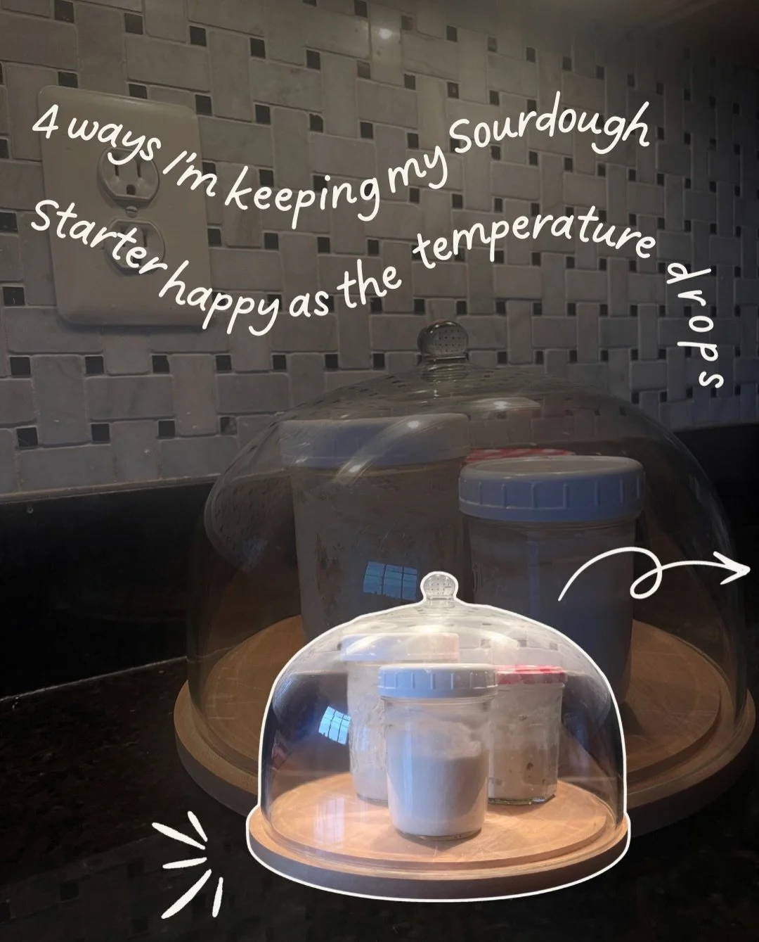 In Virginia it&rsquo;s starting to feel like Fall. With the season change comes a drop in ambient temperature and humidity. I noticed last week when my windows were open that my sourdough starter, Jane Dough, was NOT happy about it. 

To combat this 