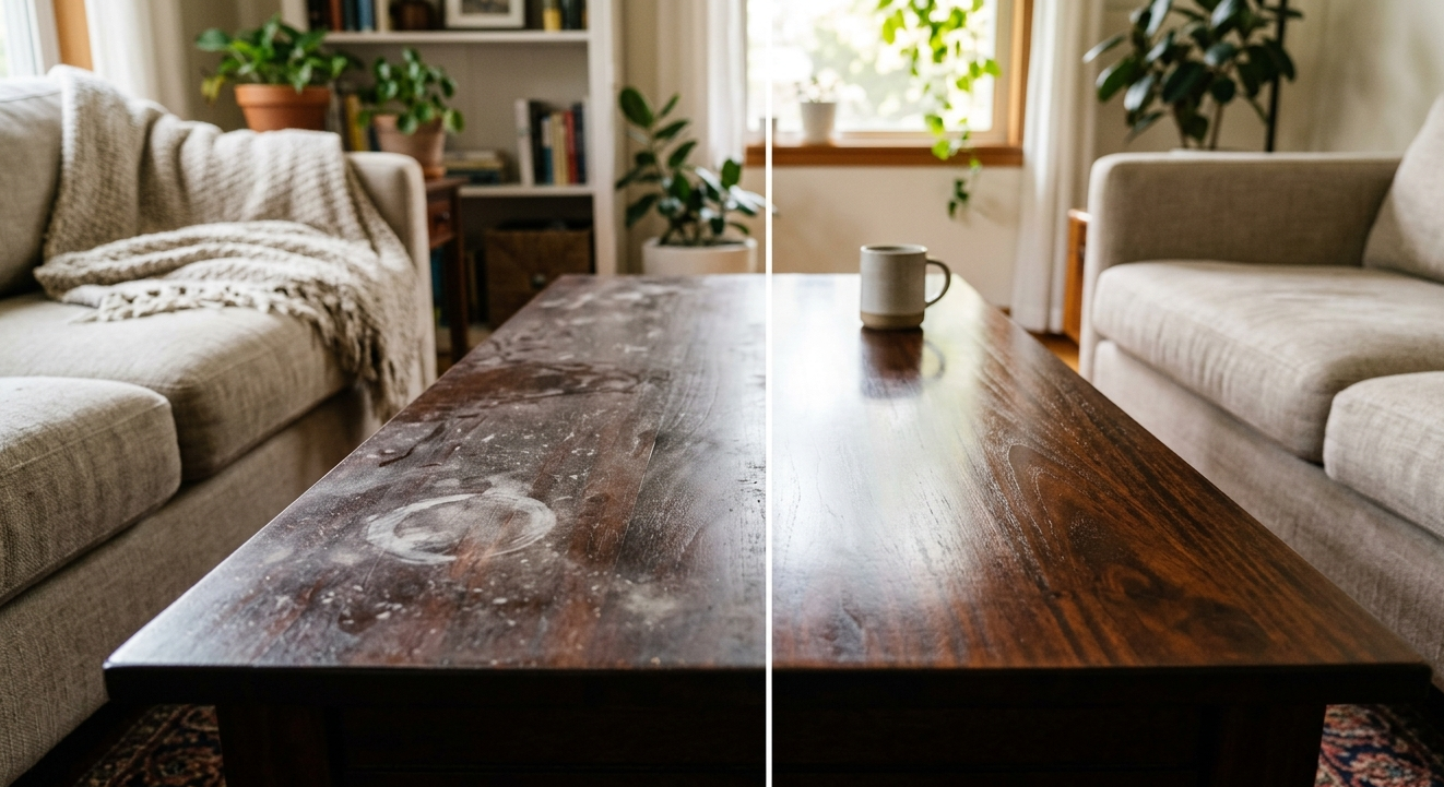Commercial dusting and surface cleaning of furniture and common area surfaces