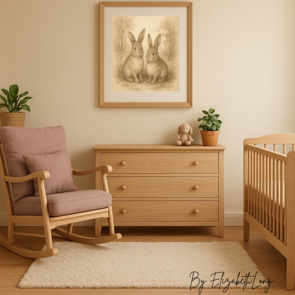 Baby Animal Nursery Printable Art | Printable Art Print | 8 x 10