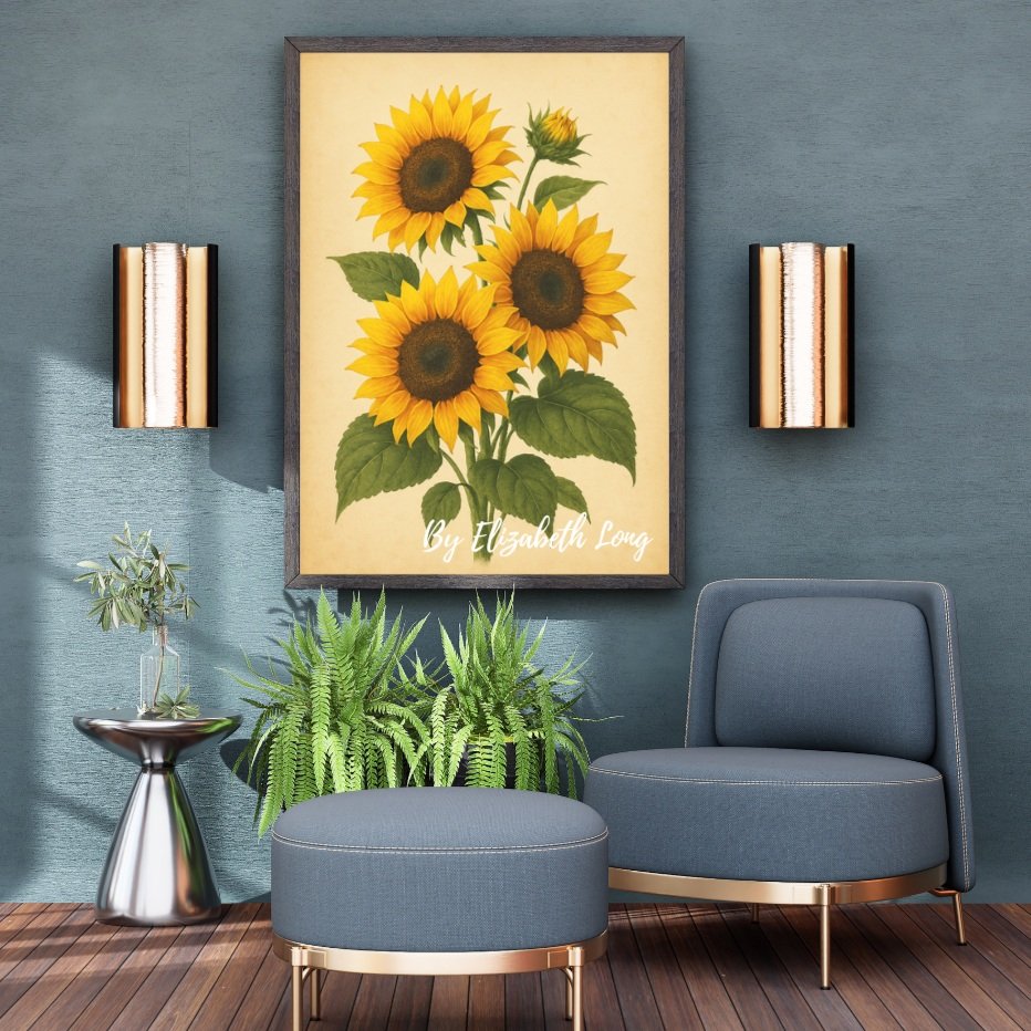 Shop Sunflower Art Prints 8 x 10 Wall Art Print