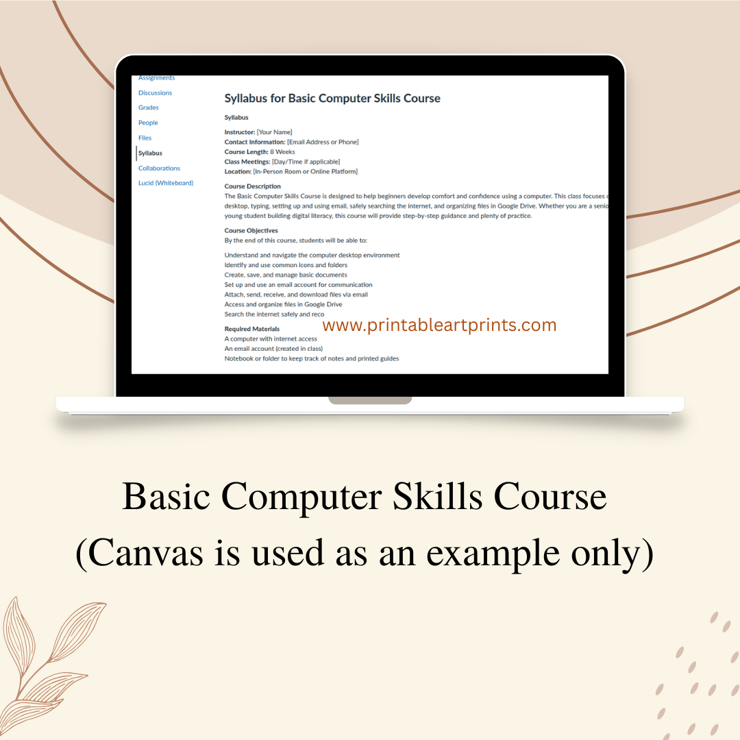 Basic Computer Skills course for the workplace