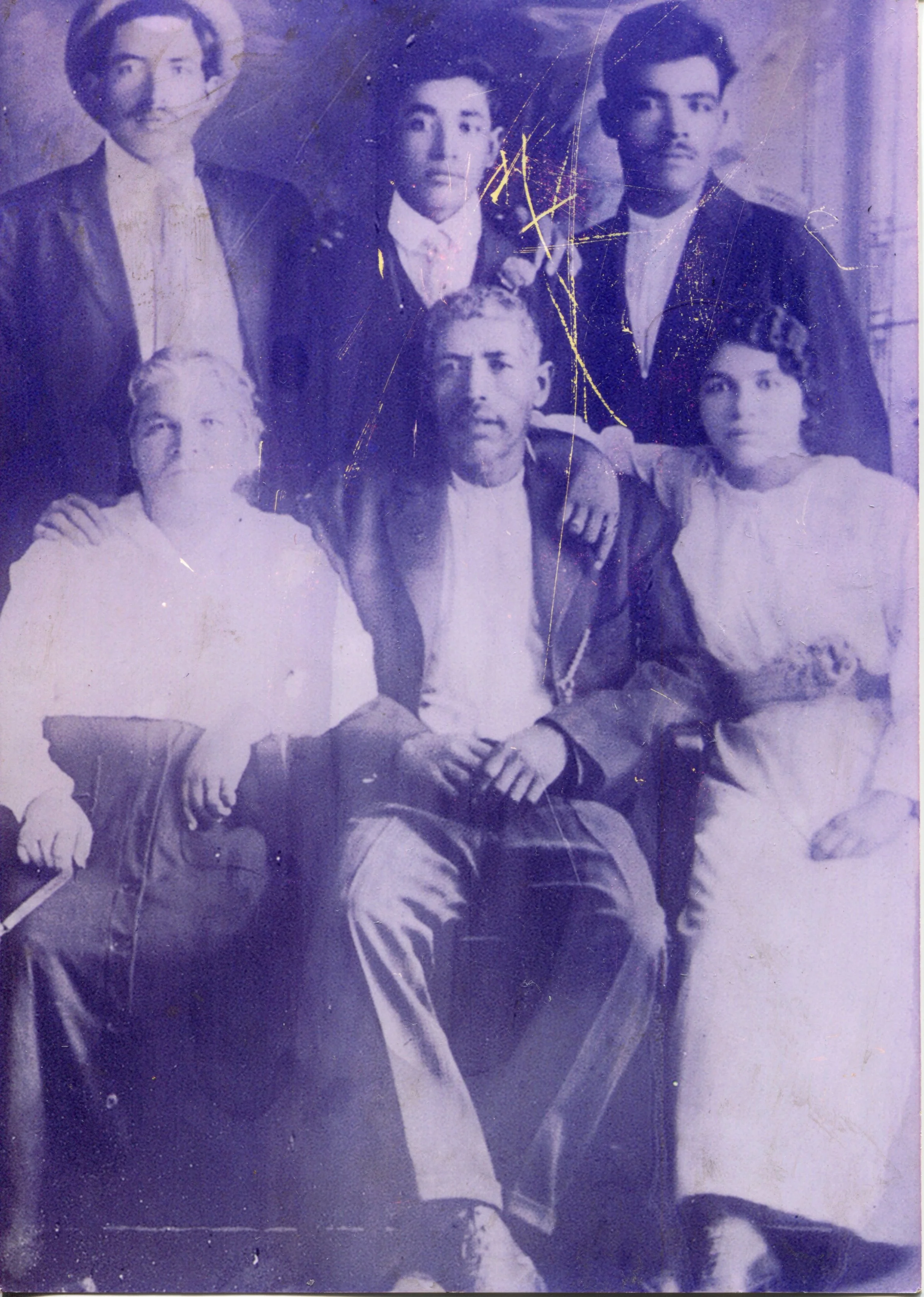 An old family photograph shared by Hector.