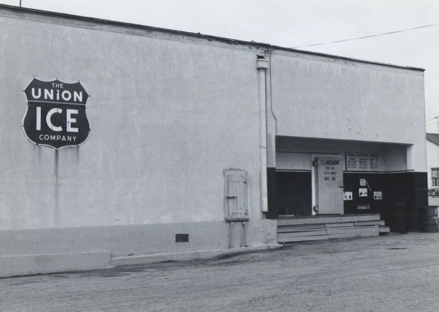 The Union Ice Company, an ice plant in Claremont located near the house Hector's parents and siblings lived in with his grandfather.