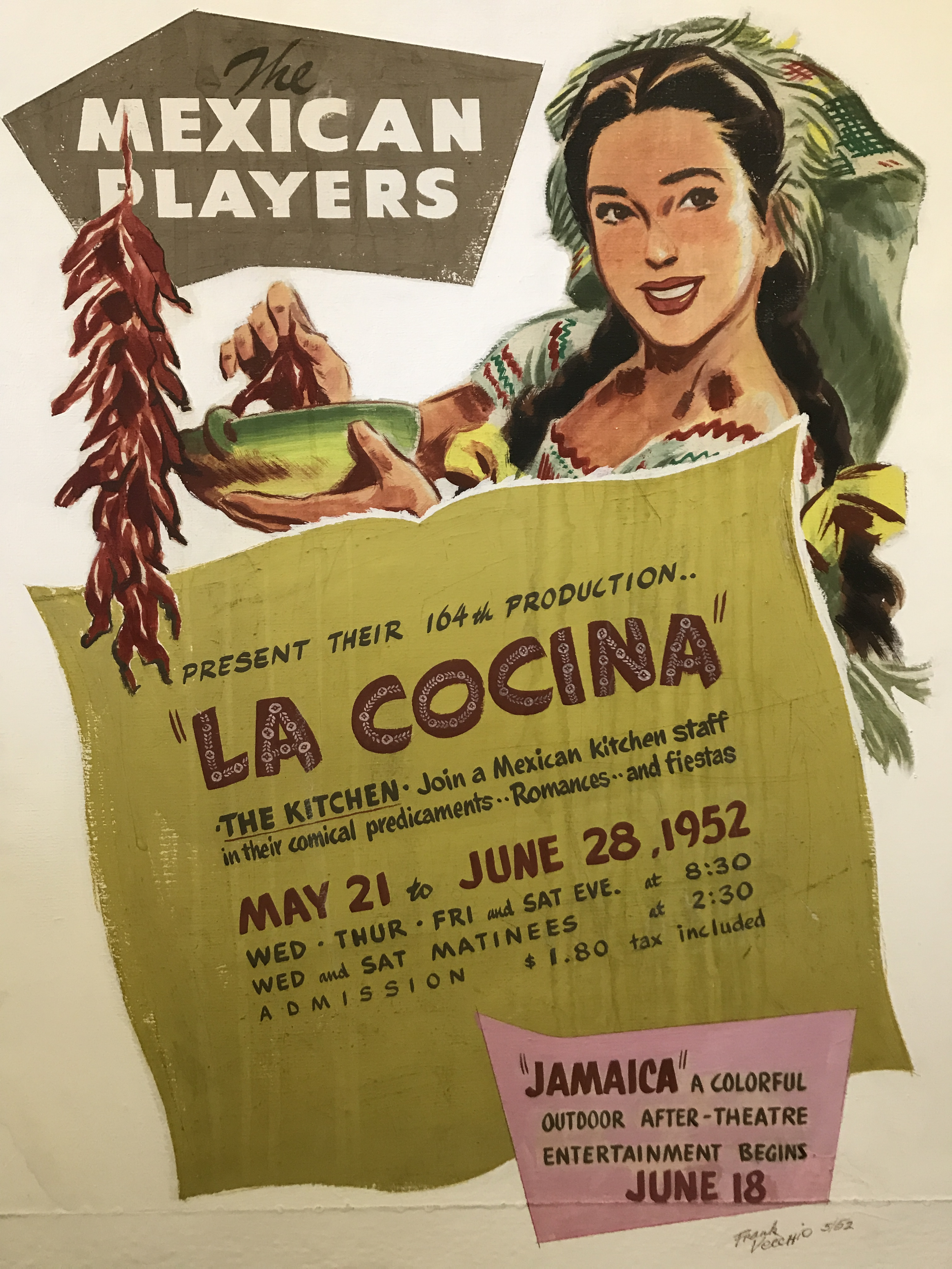 A program advertising a performance by the Mexican Players at the Padua Hills theater.