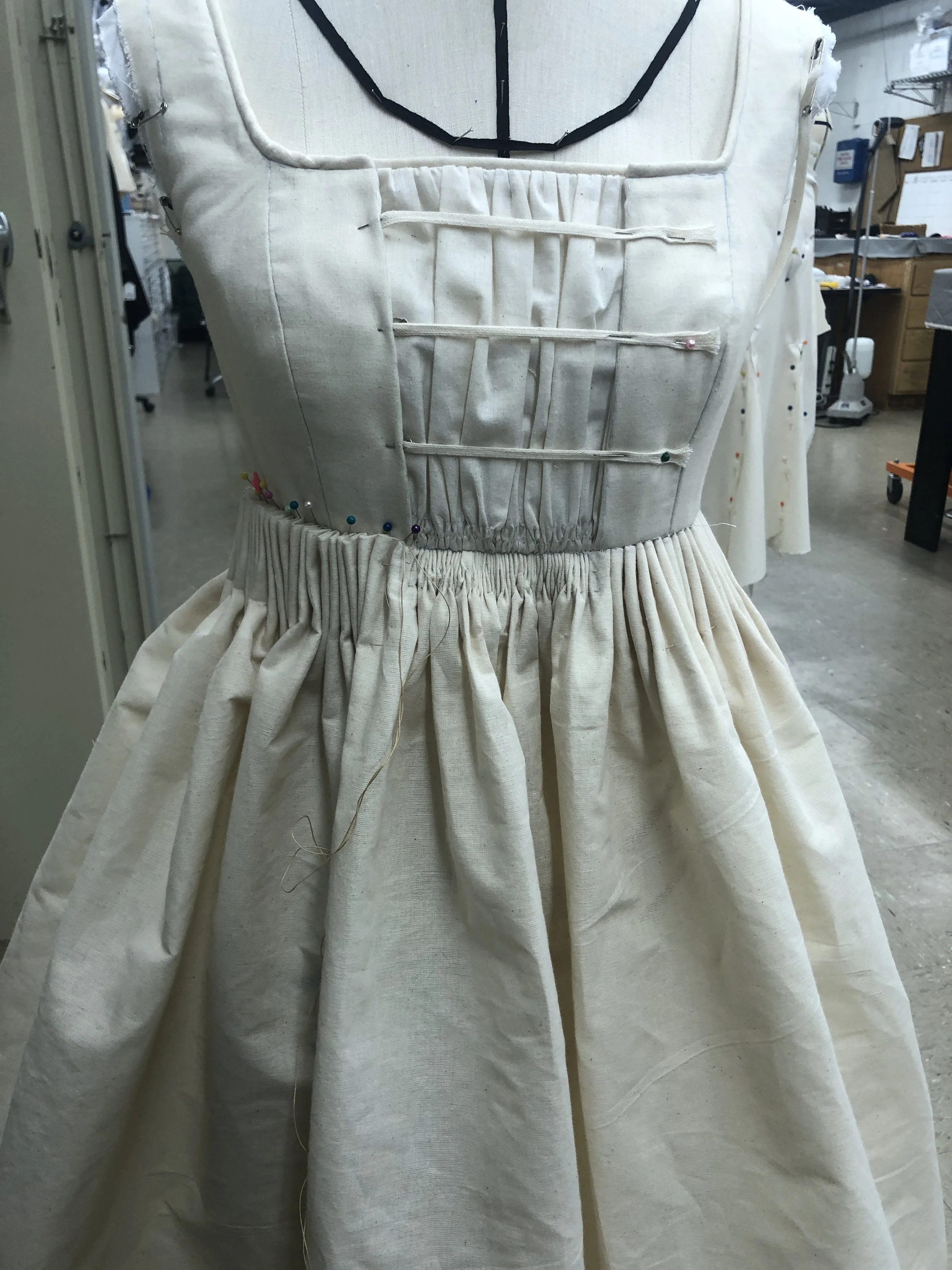 Comparing the shapes of the two cartridge pleat methods