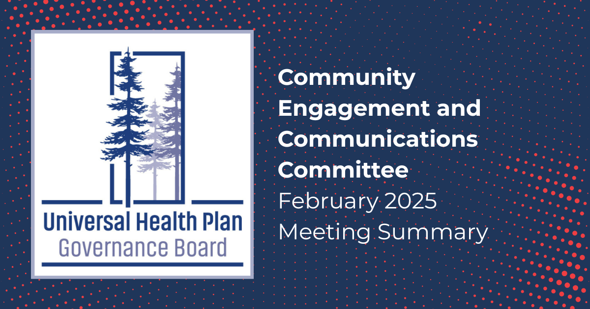 UHPGB Community Engagement and Communications Committee: February 2025 (Copy)