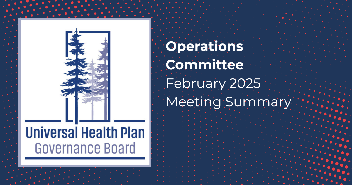UHPGB Operations April 2025 update
