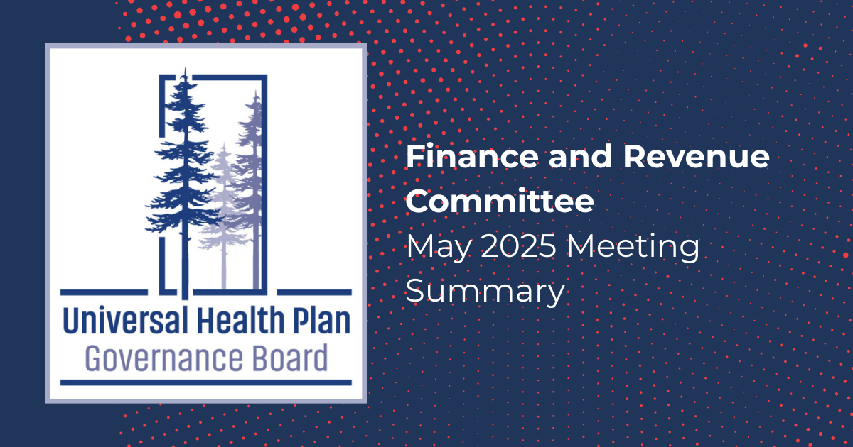 UHPGB Finance and Revenue Committee: March 2025 Summary (Copy)