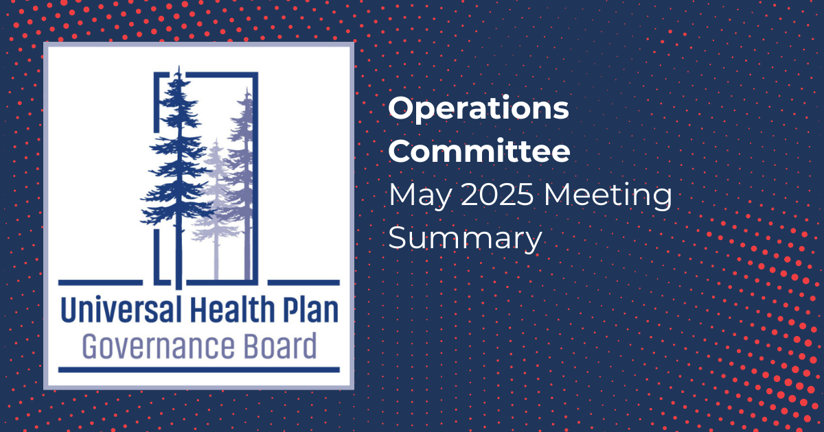 UHPGB Operations May 2025 update