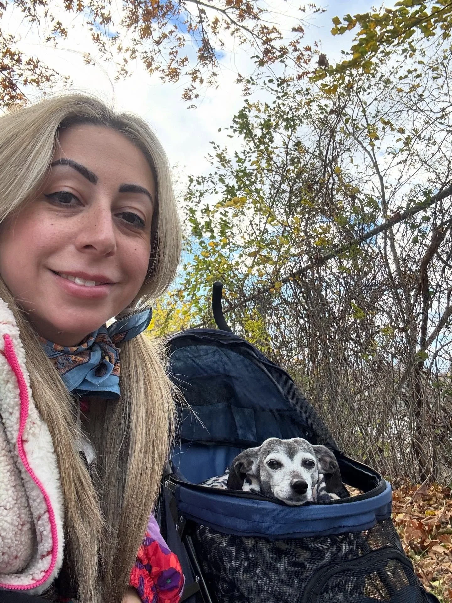 Hiking with my queen.