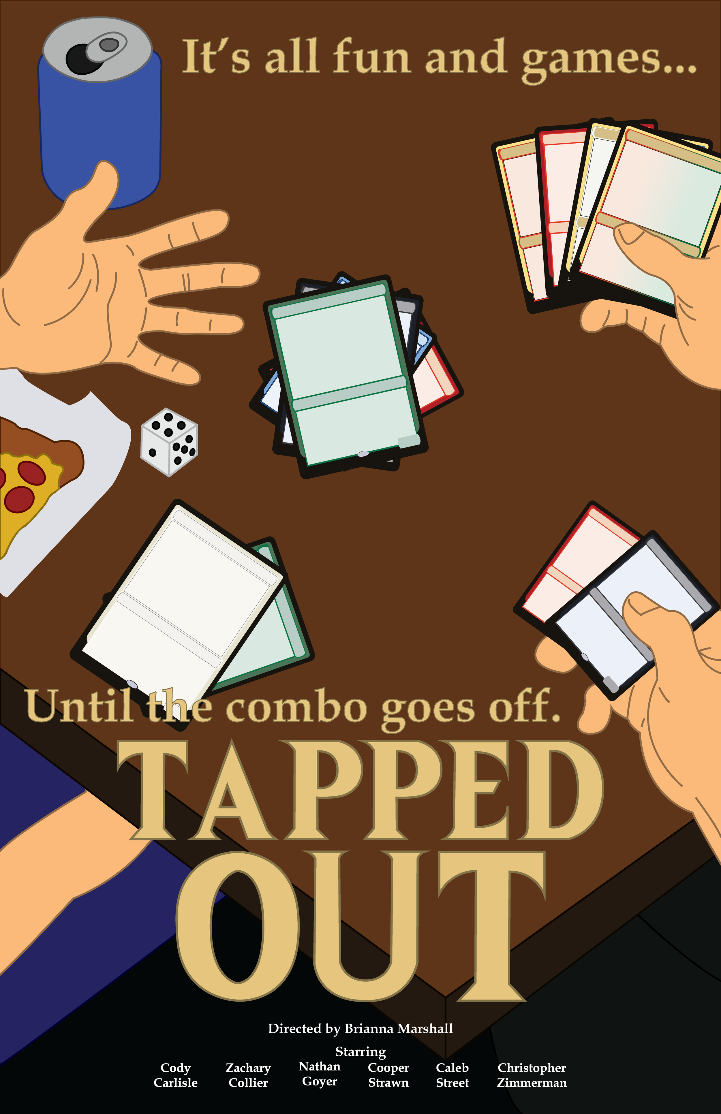 Poster for the short film "Tapped Out"