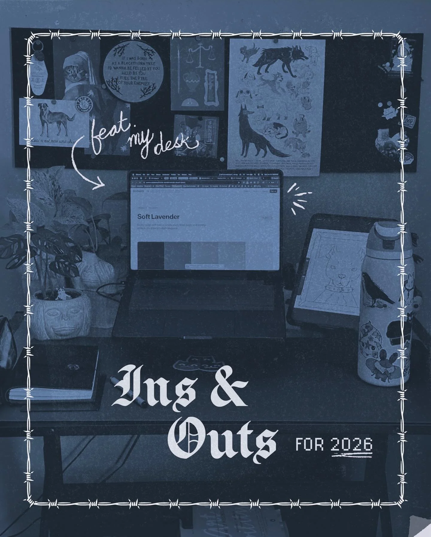 Posting some of my INs &amp; OUTs for this year to hold myself accountable. 🫡

Big changes take work, but I really want to advocate for being self-aware and making an effort to grow and learn. Do you have any &lsquo;resolutions&rsquo; this year? My 
