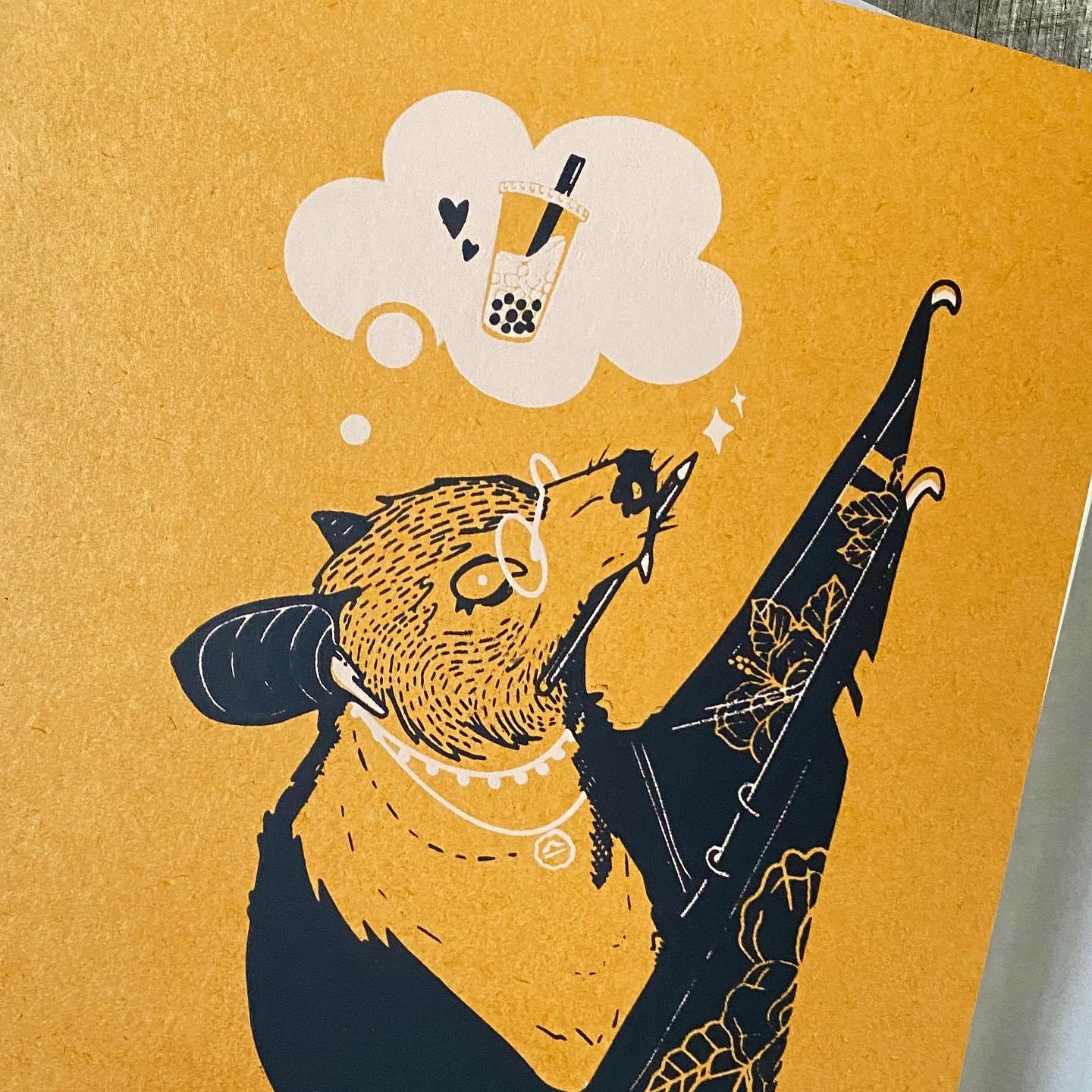 First attempt at screen printing: moderate success? 👩&zwj;🎨 (looking to get into this, any tips/resources appreciated! 🤓)